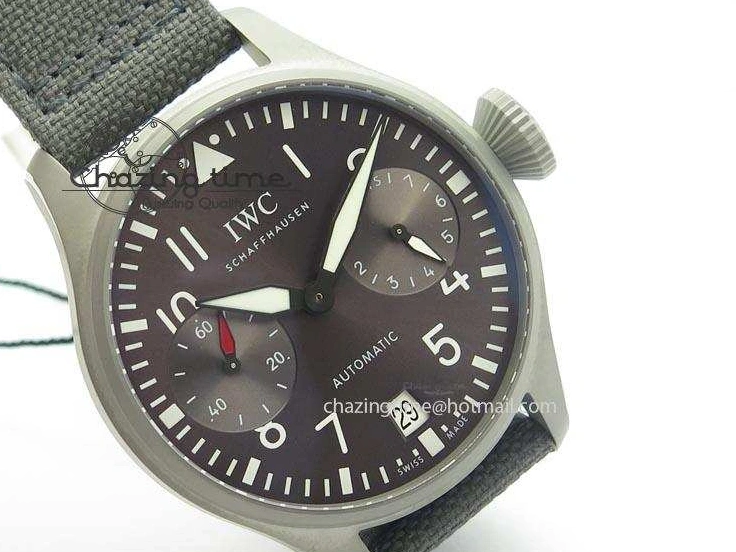 MIROTIME 0428 SunProtective Big Pilot Real PR IW500910 “Patrouille Suisse” ZF 1:1 Best Edition On Gray Nylon Strap 7278